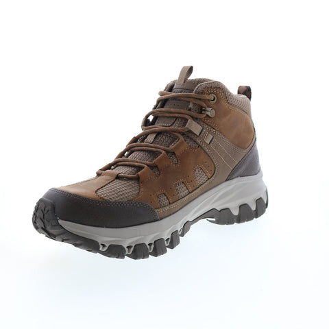 Skechers Relaxed Fit Edgemont Voxter Trail 204517 Mens Brown Hiking Boots