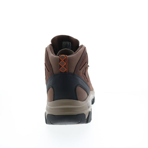Skechers Edgemont Dalano 204632 Mens Brown Leather Lace Up Hiking Boots