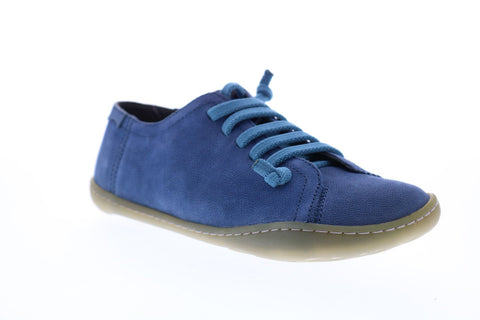 Camper Peu Cami 20848-131 Womens Blue Leather Lace Up Euro Sneakers Shoes