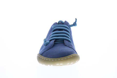 Camper Peu Cami 20848-131 Womens Blue Leather Lace Up Euro Sneakers Shoes