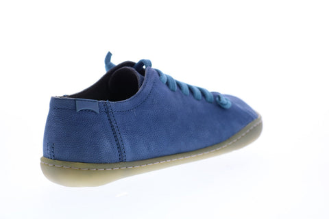Camper Peu Cami 20848-131 Womens Blue Leather Lace Up Euro Sneakers Shoes