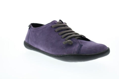 Camper Peu Cami 20848-166 Womens Purple Leather Lace Up Euro Sneakers Shoes
