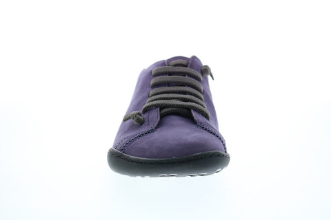 Camper Peu Cami 20848-166 Womens Purple Leather Lace Up Euro Sneakers Shoes