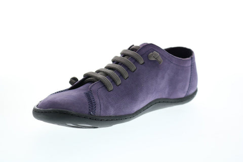 Camper Peu Cami 20848-166 Womens Purple Leather Lace Up Euro Sneakers Shoes