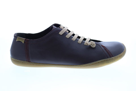 Camper Peu Cami 20848-171 Womens Brown Leather Lace Up Euro Sneakers Shoes