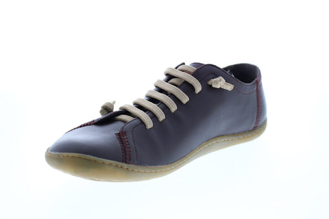 Camper Peu Cami 20848-171 Womens Brown Leather Lace Up Euro Sneakers Shoes