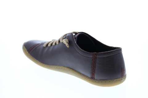 Camper Peu Cami 20848-171 Womens Brown Leather Lace Up Euro Sneakers Shoes