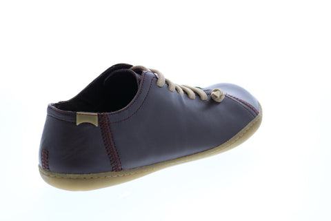 Camper Peu Cami 20848-171 Womens Brown Leather Lace Up Euro Sneakers Shoes
