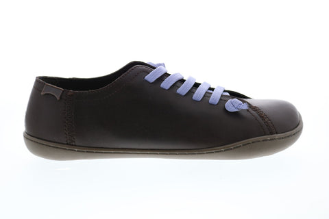 Camper Peu Cami 20848-182 Womens Brown Leather Lace Up Euro Sneakers Shoes