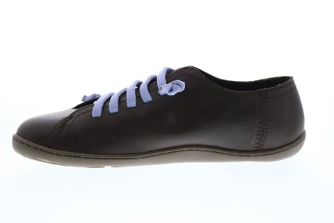 Camper Peu Cami 20848-182 Womens Brown Leather Lace Up Euro Sneakers Shoes