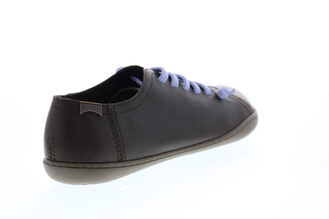 Camper Peu Cami 20848-182 Womens Brown Leather Lace Up Euro Sneakers Shoes