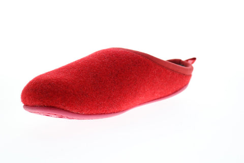 Camper Wabi 20889-091 Womens Red Canvas Slip On Slippers Mules Shoes