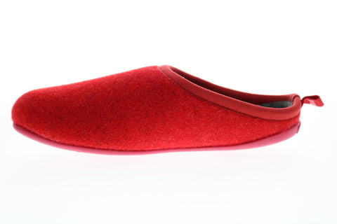 Camper Wabi 20889-091 Womens Red Canvas Slip On Slippers Mules Shoes