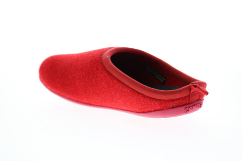 Camper Wabi 20889-091 Womens Red Canvas Slip On Slippers Mules Shoes