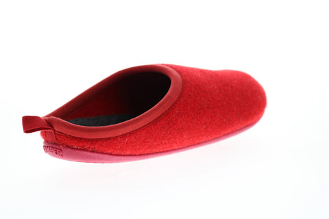 Camper Wabi 20889-091 Womens Red Canvas Slip On Slippers Mules Shoes