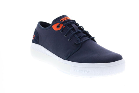 Skechers Prizmax Solten 210002 Mens Blue Canvas Lifestyle Sneakers Shoes