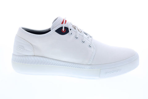 Skechers Prizmax Solten 210002 Mens White Canvas Lifestyle Sneakers Shoes