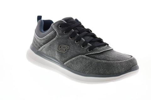 Skechers Delson 2.0 Kemper 210024 Mens Black Lifestyle Sneakers Shoes