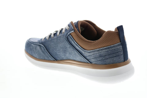 Skechers Delson 2.0 Kemper 210024 Mens Blue Canvas Lifestyle Sneakers Shoes