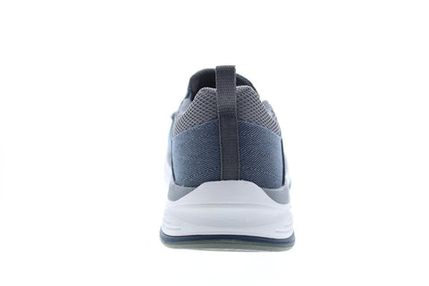 Skechers Benago Stockton 210097 Mens Blue Canvas Lifestyle Sneakers Shoes