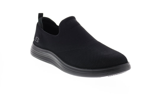 Skechers Status 2.0 Juliano 210098 Mens Black Canvas Lifestyle Sneakers Shoes