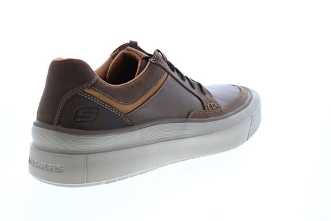 Skechers Viewport Valence 210128 Mens Brown Lifestyle Sneakers Shoes