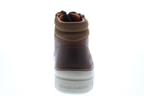 Skechers Viewport Moreago 210134 Mens Brown Lifestyle Sneakers Shoes