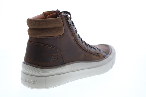 Skechers Viewport Moreago 210134 Mens Brown Lifestyle Sneakers Shoes