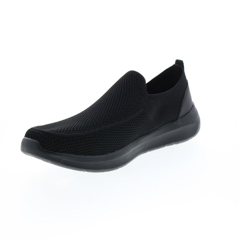 Skechers Lattimore Warner 210275 Mens Black Loafers & Slip Ons Casual Shoes