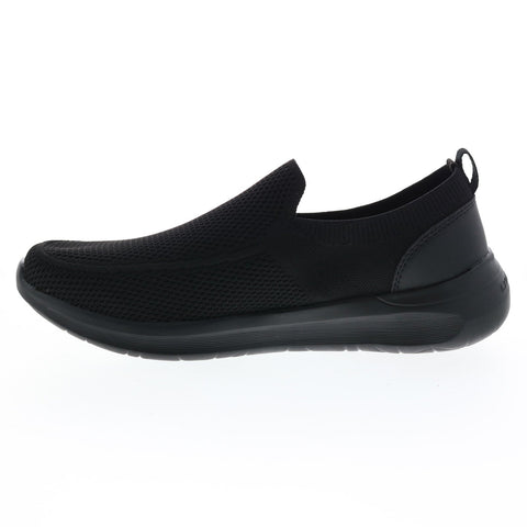 Skechers Lattimore Warner 210275 Mens Black Loafers & Slip Ons Casual Shoes