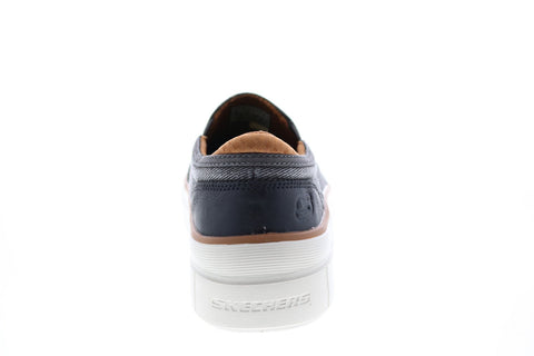 Skechers Viewport Romell 210292 Mens Black Canvas Lifestyle Sneakers Shoes