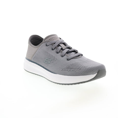 Skechers Crowder-Freewell 210334 Mens Gray Canvas Lifestyle Sneakers Shoes