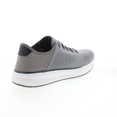 Skechers Crowder-Freewell 210334 Mens Gray Canvas Lifestyle Sneakers Shoes