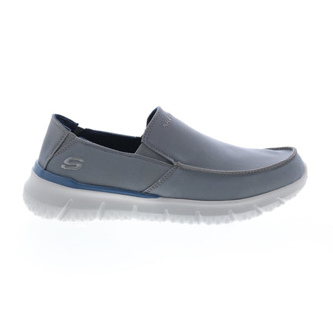 Skechers Del Retto Alvert 210399 Mens Gray Loafers & Slip Ons Casual Shoes