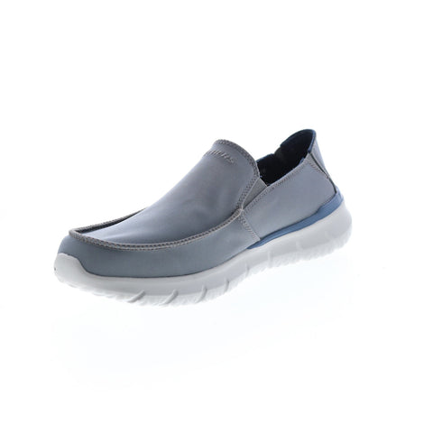 Skechers Del Retto Alvert 210399 Mens Gray Loafers & Slip Ons Casual Shoes