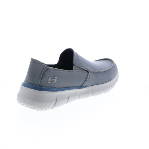 Skechers Del Retto Alvert 210399 Mens Gray Loafers & Slip Ons Casual Shoes