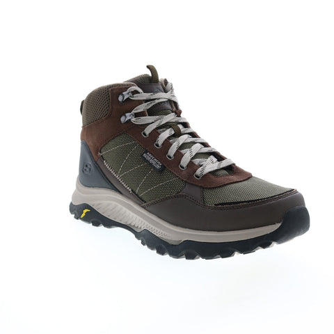 Skechers Relaxed Fit Montello Algoma 210544 Mens Brown Leather Hiking Boots