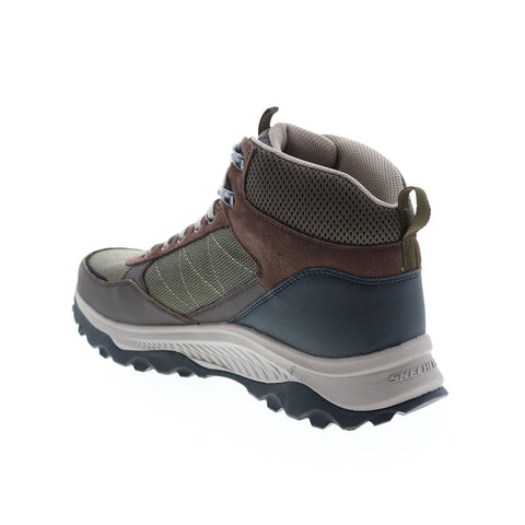 Skechers Relaxed Fit Montello Algoma 210544 Mens Brown Leather Hiking Boots