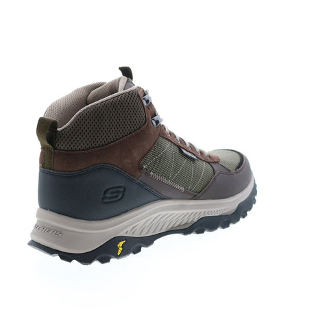 Skechers Relaxed Fit Montello Algoma 210544 Mens Brown Leather Hiking Boots