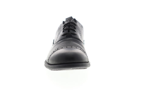 Camper Mil 21492-040 Womens Black Leather Dress Lace Up Oxfords Shoes