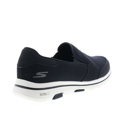 Skechers Go Walk 5 Beeline Mens Black Extra Wide Lifestyle Sneakers Shoes