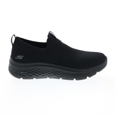 Skechers Go Walk Hyper Burst Manchester Mens Black Athletic Walking Shoes