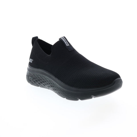 Skechers Go Walk Hyper Burst Manchester Mens Black Athletic Walking Shoes