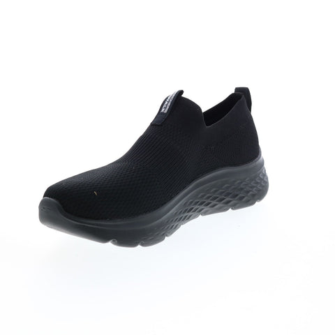 Skechers Go Walk Hyper Burst Manchester Mens Black Athletic Walking Shoes