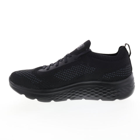 Skechers Go Walk Hyper Burst 216083 Mens Black Lifestyle Sneakers Shoes