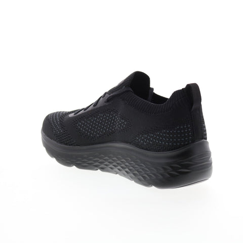 Skechers Go Walk Hyper Burst 216083 Mens Black Lifestyle Sneakers Shoes