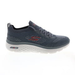 Skechers Go Walk Hyper Burst 216083 Mens Gray Lifestyle Sneakers Shoes