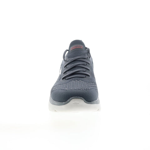 Skechers Go Walk Hyper Burst 216083 Mens Gray Lifestyle Sneakers Shoes