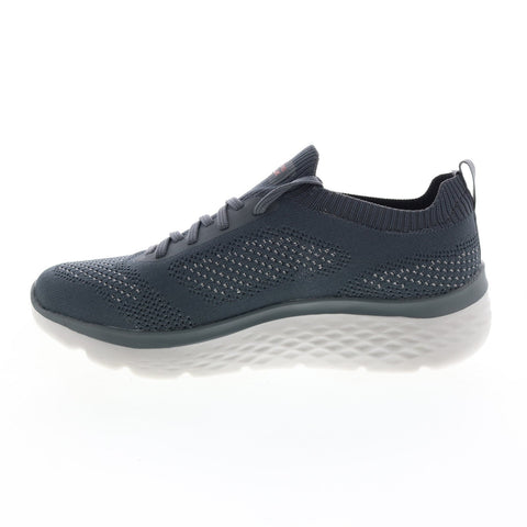 Skechers Go Walk Hyper Burst 216083 Mens Gray Lifestyle Sneakers Shoes