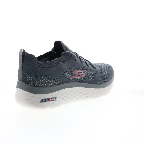 Skechers Go Walk Hyper Burst 216083 Mens Gray Lifestyle Sneakers Shoes